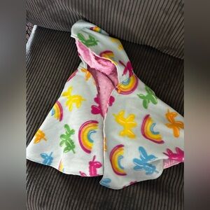 Toddler snap blanket coat